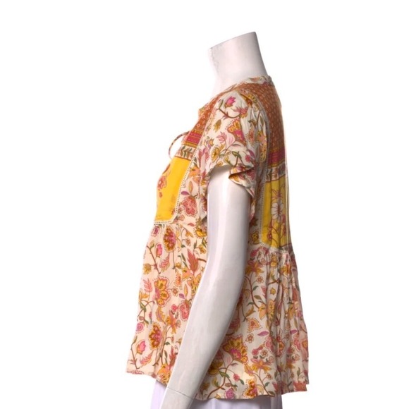 Spell & The Gypsy Collective Portobello Road Floral Boho Babydoll Top XS OG - Picture 5 of 12